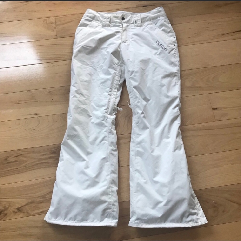 White Burton Dryride Snow/Ski/Board Pants XS